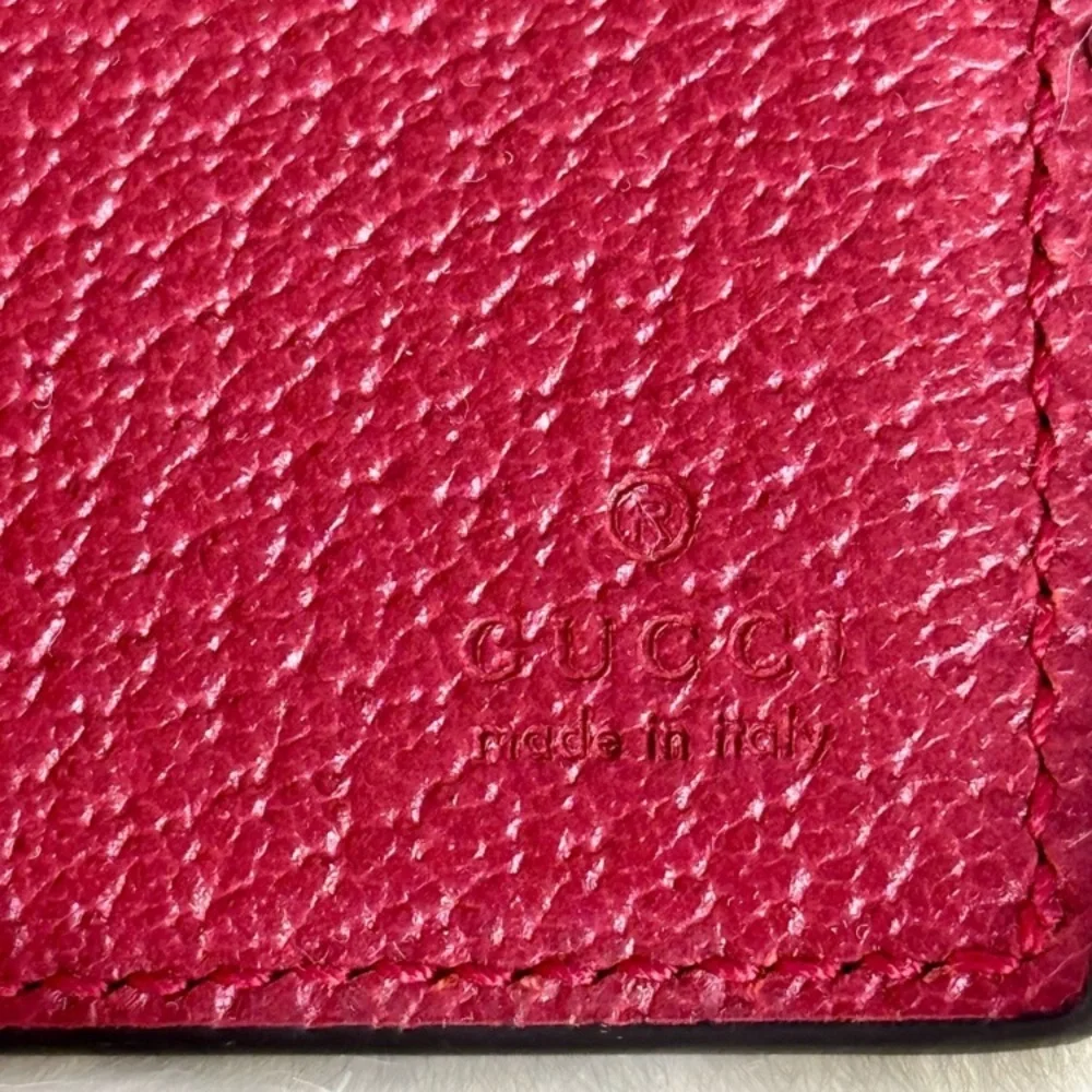 NWT Gucci All Inclusive Baiadera Stripe Bifold Canvas Wallet